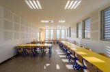 Reportage d'une réalisation de l'Atelier d'Architecture BRICET : Restaurant scolaire à l'école du Blamont.